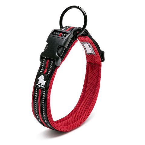 Heavy Duty Reflective Collar Red 2Xs