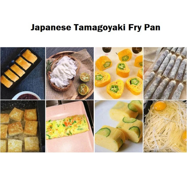 Hello Kitchen Marble Non-Stick Tamagoyaki Fry Pan
