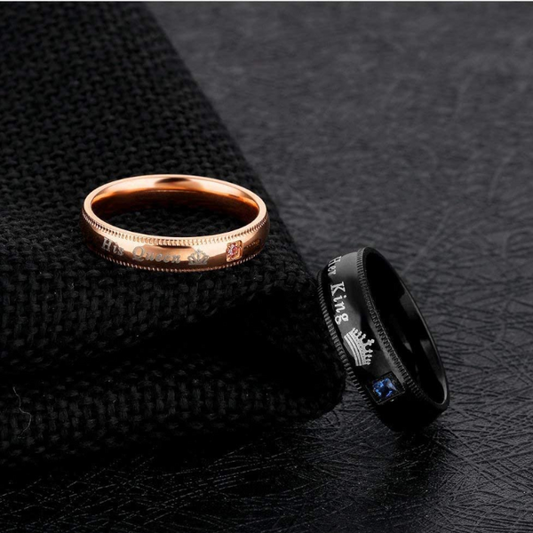 Veile Studios Her King His Queen Jewellery Couple Men Women Rings