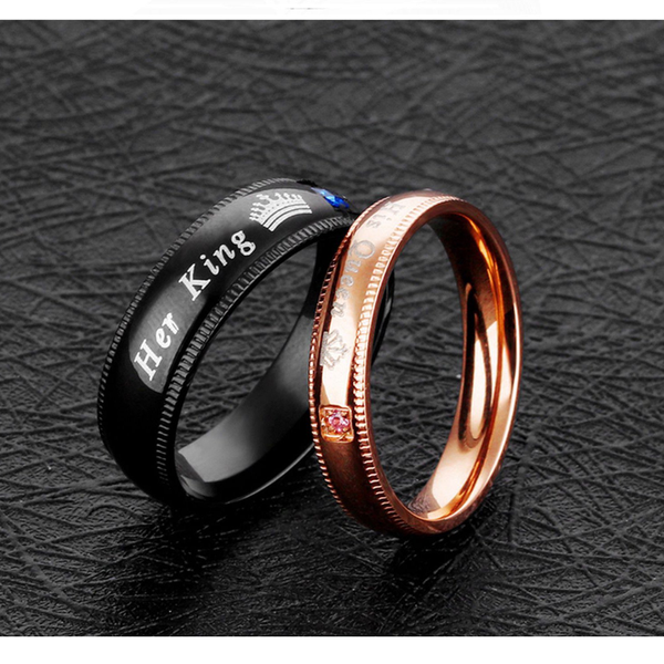 Veile Studios Her King His Queen Jewellery Couple Men Women Rings