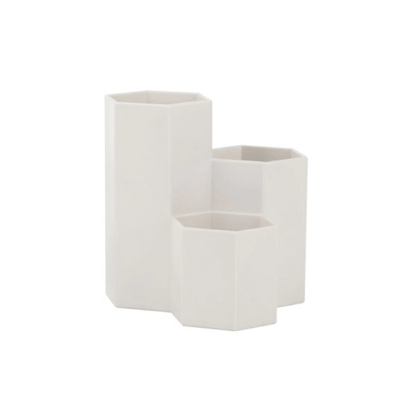 Japanese Creative Regular Hexagonal Plastic Pen Holder Makeup Storage Box Storage Boxes