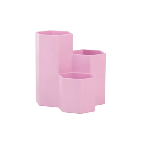 Japanese Creative Regular Hexagonal Plastic Pen Holder Makeup Storage Box Storage Boxes