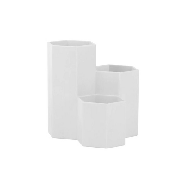 Japanese Creative Regular Hexagonal Plastic Pen Holder Makeup Storage Box Storage Boxes