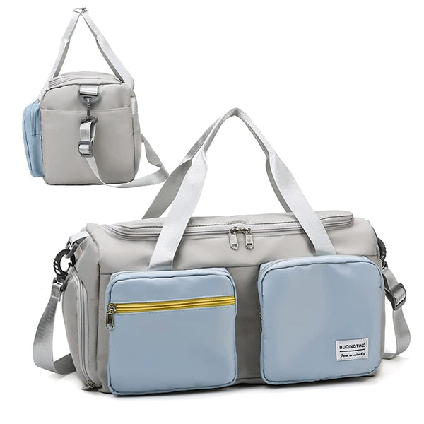 Sports Fitness Gym Bag Shoes Compartment Duffle Bags Gym Bags