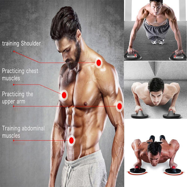 Pair Of Comfortable Pushup Stands Gym Fitness Workout Up Grips Exercise Equipment Push Up Stands