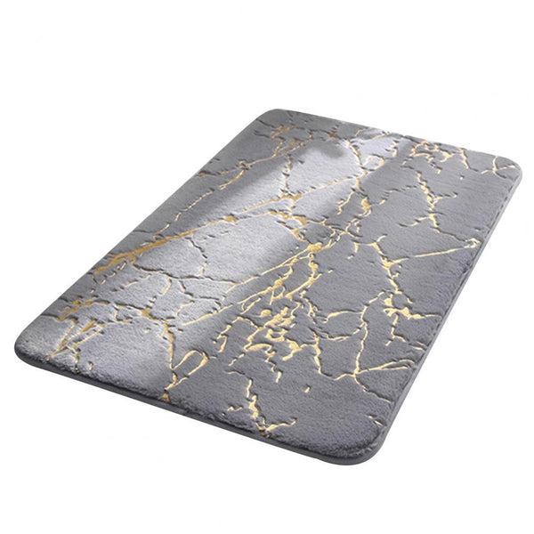Non Slip Soft Thick Absorbent Marble Design Bathroom Mat Bath Mats Rugs & Toilet Covers