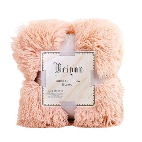 80X120cm Soft Warm Fluffy Shaggy Children's Throw Blanket Snuggle Rug Blankets & Throws
