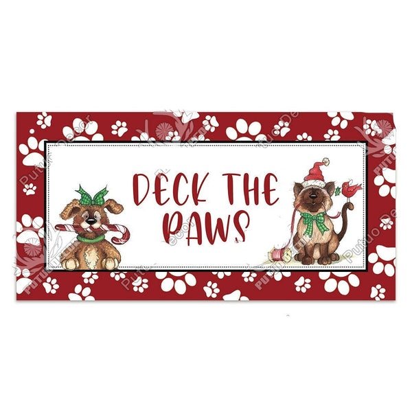 New Year Decoration Home Hanging Sign Door Christmas Tree Ornament Gift Plaques & Signs