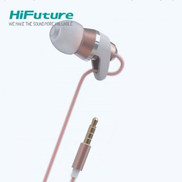 J1 In Earphone With Remote Control And Microphone For Xiaomi Iphone Rose Gold