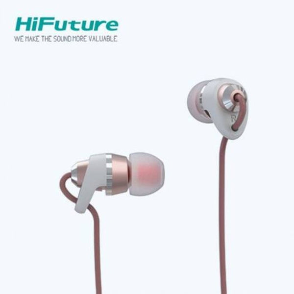 J1 In Earphone With Remote Control And Microphone For Xiaomi Iphone Rose Gold
