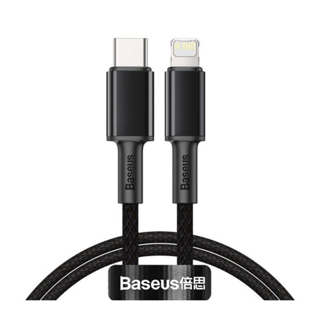 High Density Braided Fast Charging Data Cable Suitable For Iphone 12 Series Black