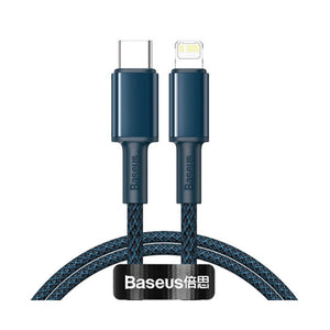 High Density Braided Fast Charging Data Cable Suitable For Iphone 12 Series Blue