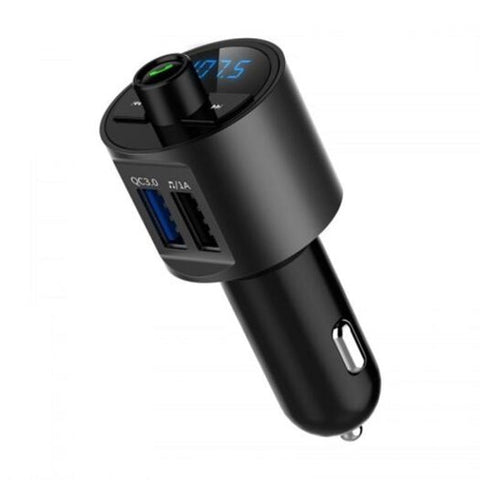 Bluetooth Fm Transmitter With Qc3.0 Hands Free Usb Mp3 Player Kit Transmitters