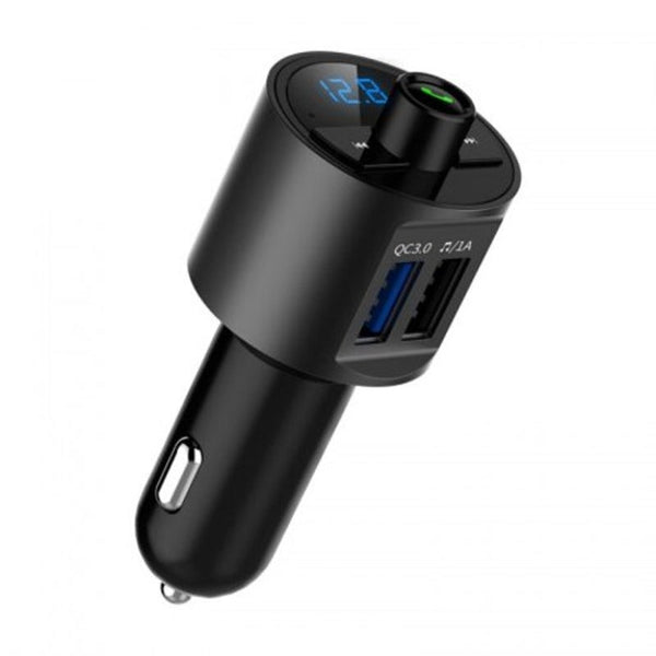 Bluetooth Fm Transmitter With Qc3.0 Hands Free Usb Mp3 Player Kit Transmitters