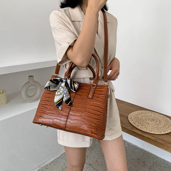 Large Pu Leather Shoulder Bag Handbag For Women Women's Bags & Handbags