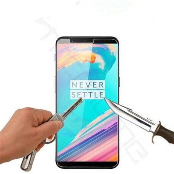 High Quality Tempered Glass Screen Protective Film Cover For Oneplus 5T Transparent Screen Protectors