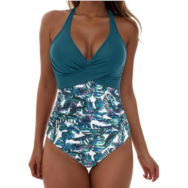 High Waisted One Piece  Bikini Swimsuit For Women Swimwear
