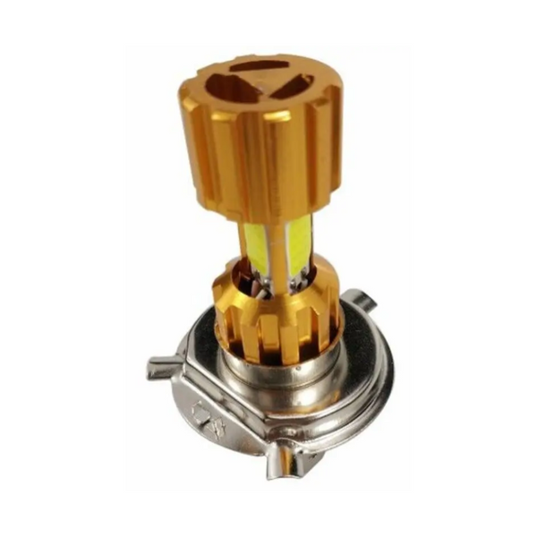 High Low Beam Motorcycle Led Headlight Bulb H4 Golden Brown