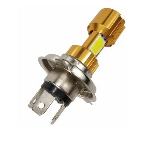 High Low Beam Motorcycle Led Headlight Bulb H4 Golden Brown Light Bulbs