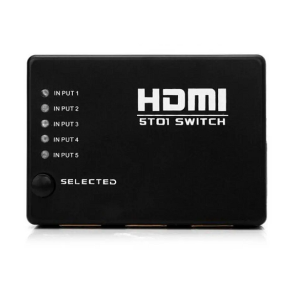 High Performance 5 X 1 Hdmi Switch Black