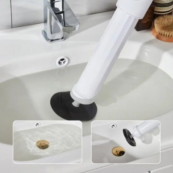Drain Clog Remover Multi Function High Pressure Pipe Plunger For Sink Floor Drain & Toilet Plungers