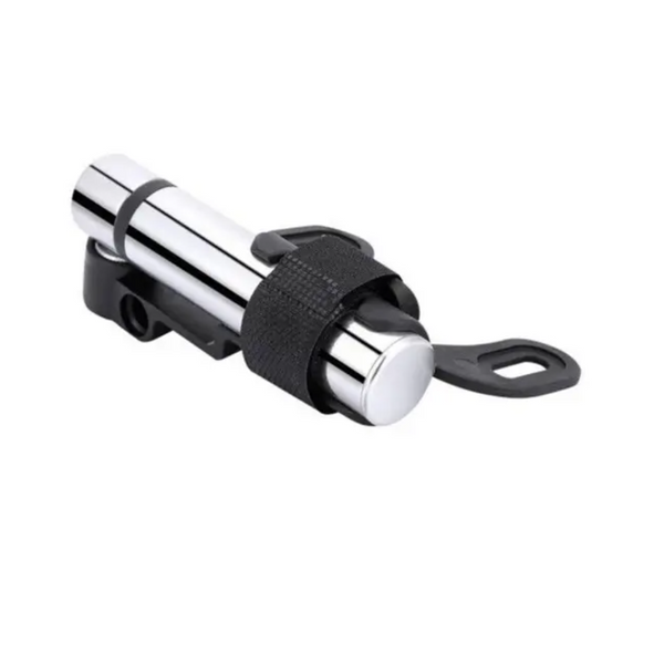 High Pressure Portable Bicycle Pump Silver Pumps