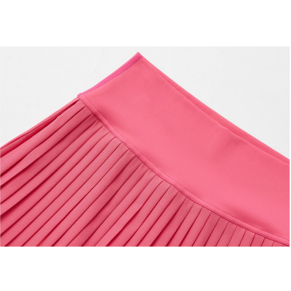 High Waist Pink Pleated Skirt | Built In Shorts To Prevent Exposure Suitable For Yoga Badminton And Golf Size Xs Activewear Skirts & Skorts