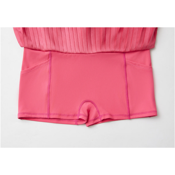 High Waist Pink Pleated Skirt | Built In Shorts To Prevent Exposure Suitable For Yoga Badminton And Golf Size Xs Activewear Skirts & Skorts