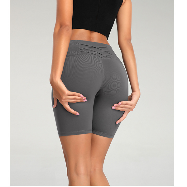 High Waist Fitness Gym Workout Leggings Shorts With Pockets Hips Lifting Athleti Women Leggings