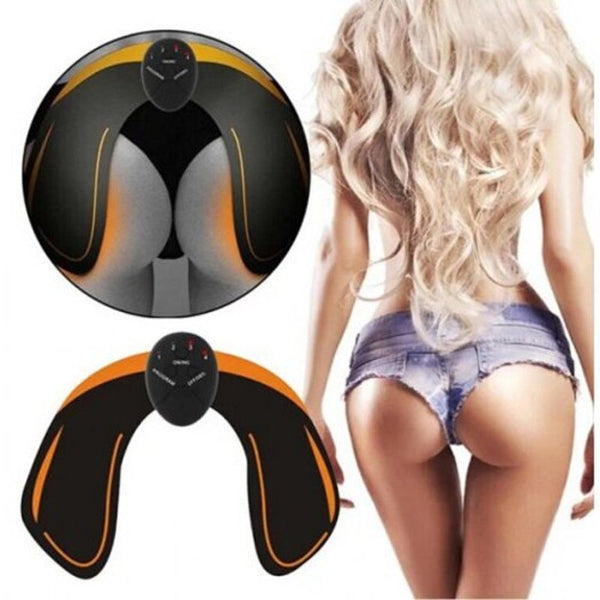 Hip Trainer Beautiful Buttocks Ems Vibration Massage Up Black Abdominal Machines