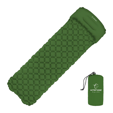 Hitorhike Inflatable Mattress Cushion Sleeping Bag With Pillow Pad Sleeping Mats