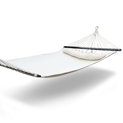 Gardeon Swing Double Hammock Bed Cream Hammocks