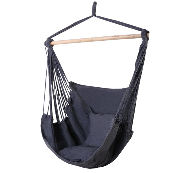 Gardeon Hammock Swing Chair Grey Hammocks