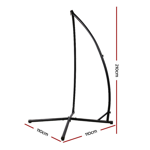 Gardeon Outdoor Hammock A Shape Steel Frame Hammocks