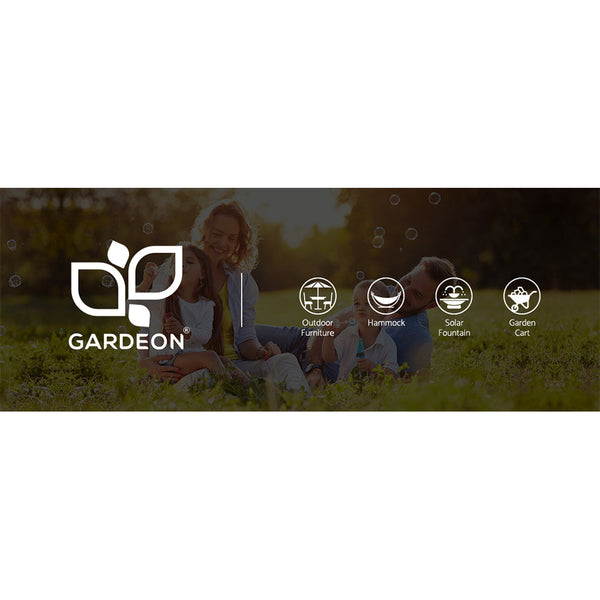 Gardeon Outdoor Hammock Chair With Steel Stand Cotton Swing Hanging 124Cm Cream Hammocks