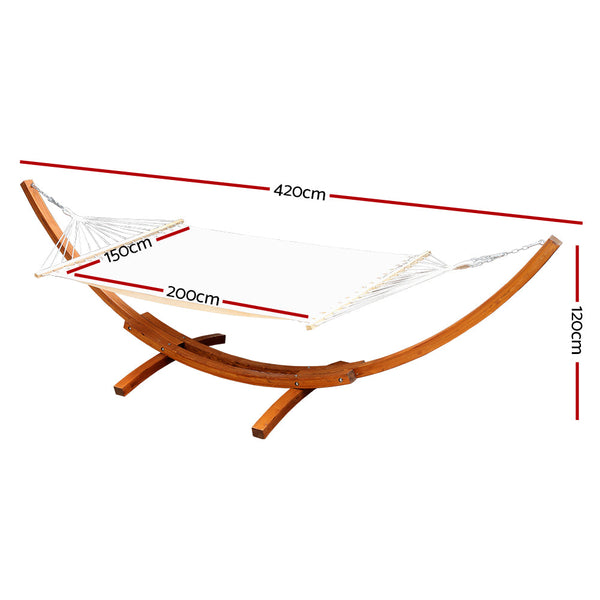 Gardeon Double Hammock With Stand Hammocks