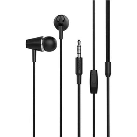 M34 Wired In Ear Earphone With Microphone Black