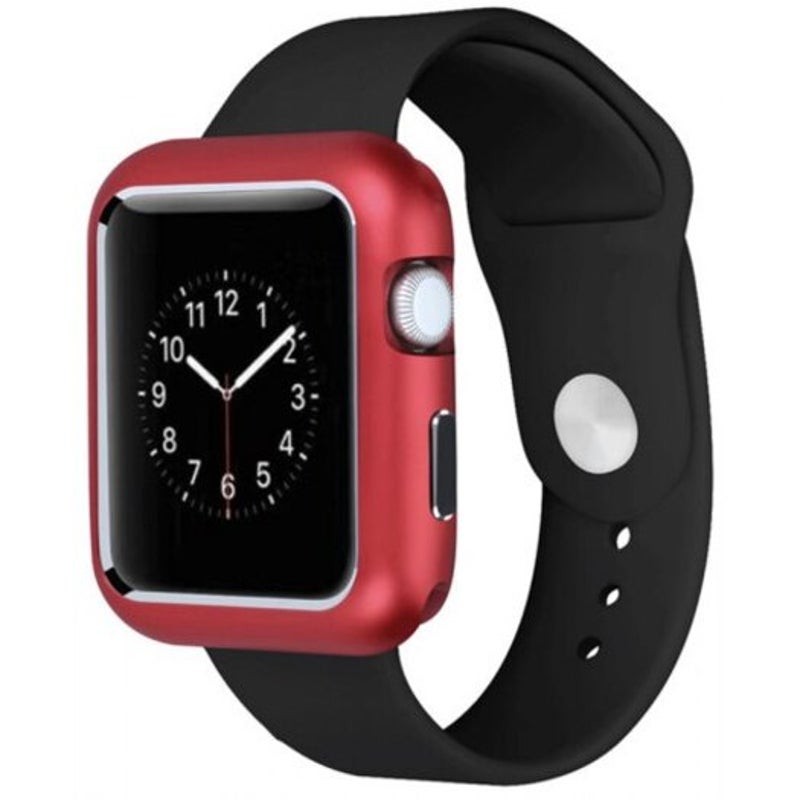 Magnetic Protective Case For Apple Watch Series 2 / 3 42Mm Red Smart Watch Cases