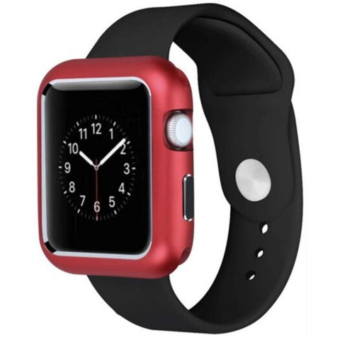 Magnetic Protective Case For Apple Watch Series 2 / 3 42Mm Red Smart Watch Cases