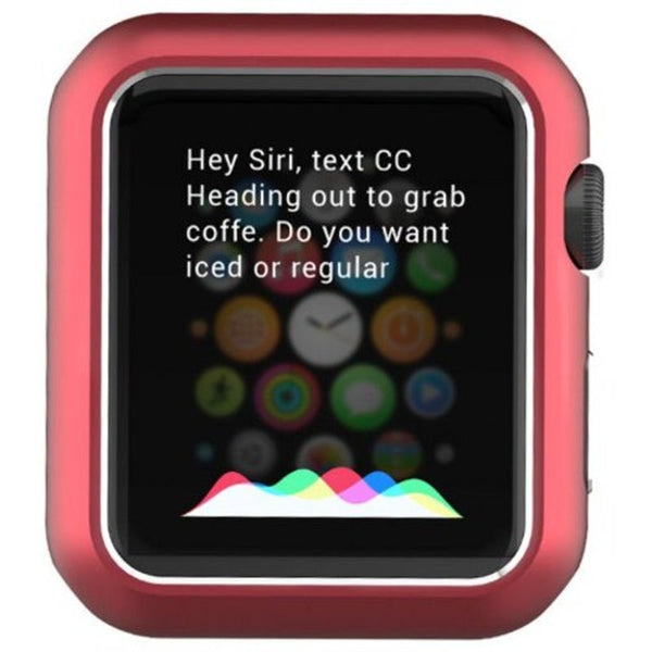 Magnetic Protective Case For Apple Watch Series 2 / 3 42Mm Red Smart Watch Cases
