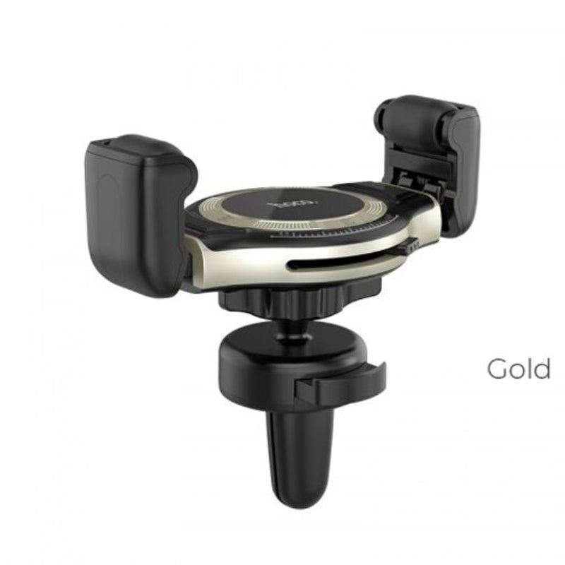 S1 Lite Car Phone Holder Newest Wheel Design Stand Support Adjust Clip Size Golden Mounts & Holders