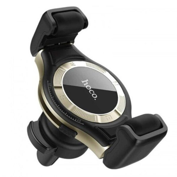 S1 Lite Car Phone Holder Newest Wheel Design Stand Support Adjust Clip Size Golden