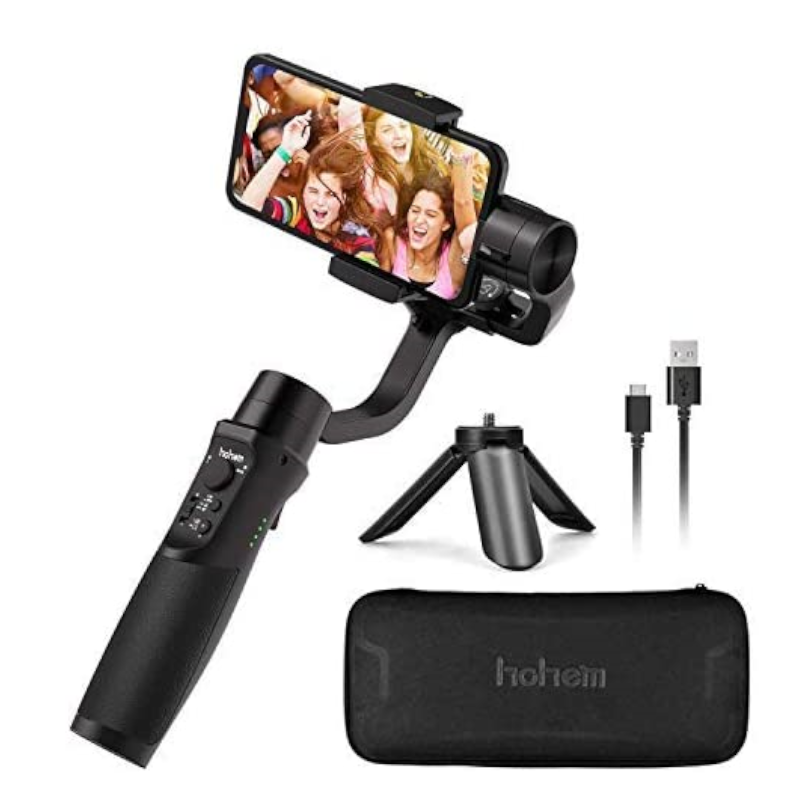 3 Axis Handheld Gimbal Stabilizer For Smartphones Black Stabilizers