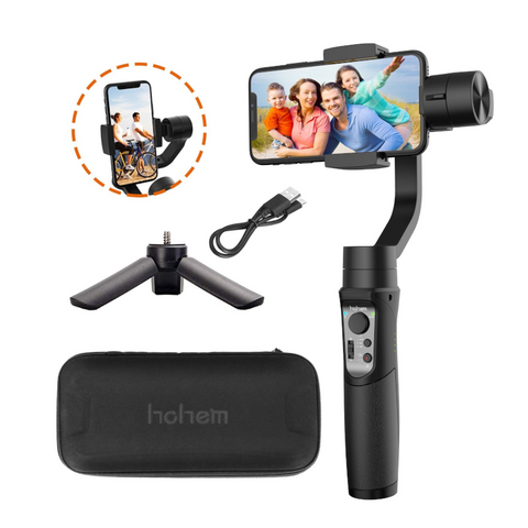 3 Axis Handheld Gimbal Stabilizer For Smartphones Black Stabilizers