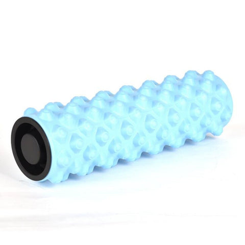 Hollow Yoga Column Foam Roller With Cover Pilates Fitness Muscle Relaxation