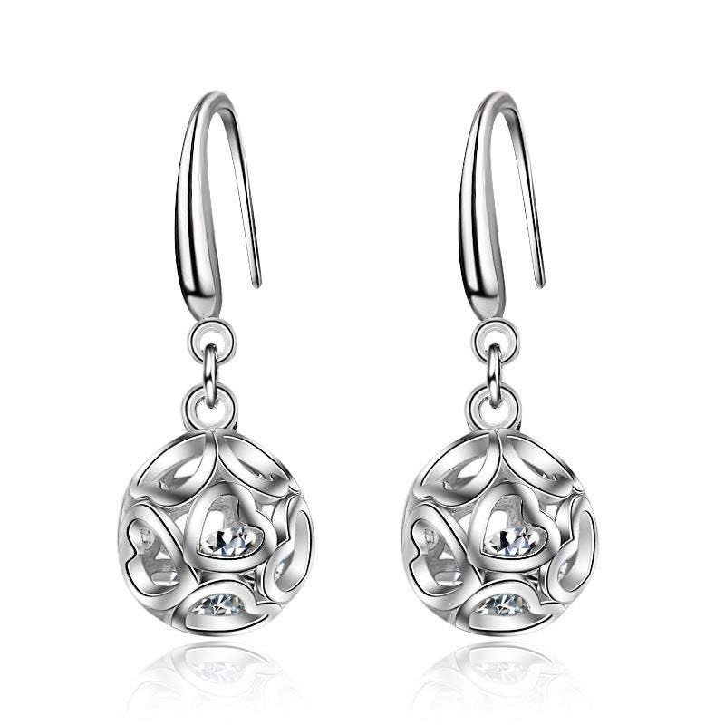 Veile Studios Hollow Ball Earrings