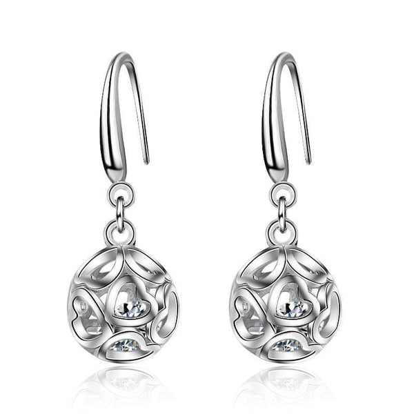 Veile Studios Hollow Ball Earrings