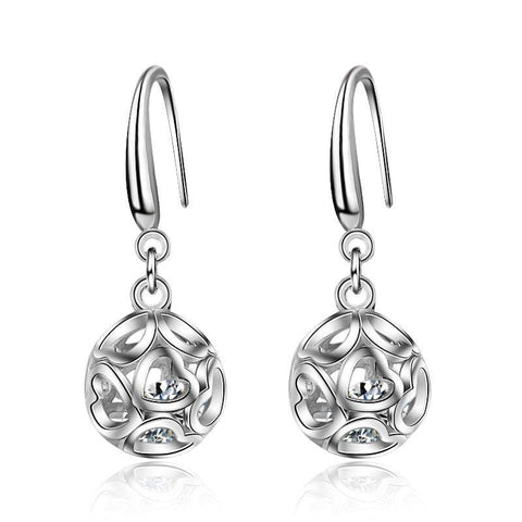 Veile Studios Hollow Ball Earrings