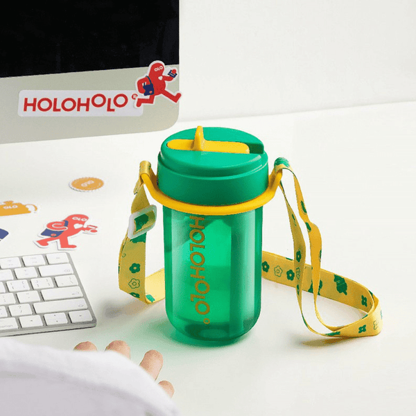 Holoholo Coffee Cup Matching Strap Green Water Bottles & Vacuum Flasks