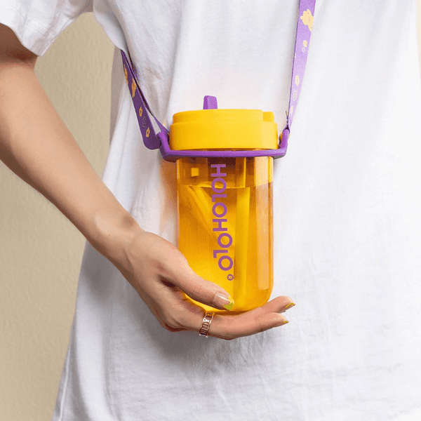 Holoholo Coffee Cup Matching Strap Purple Water Bottles & Vacuum Flasks